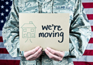 Veteran moving into a new home